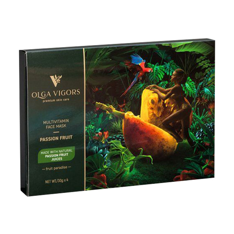 Мультивітамінна тканинна маска для обличчя Vigor Multivitamin Face Mask Маракуйя, 4*30 г